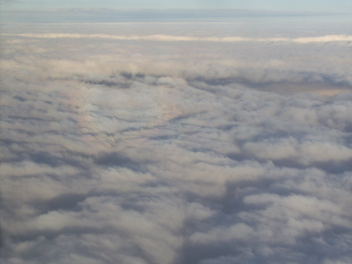 Cloud Cover with Rainbow