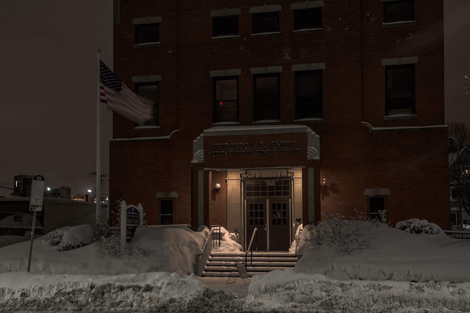 Veronica Smith Center at Night