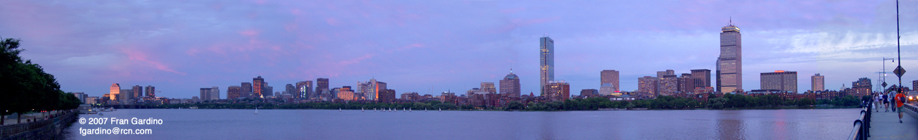 Boston Skyline at Dusk