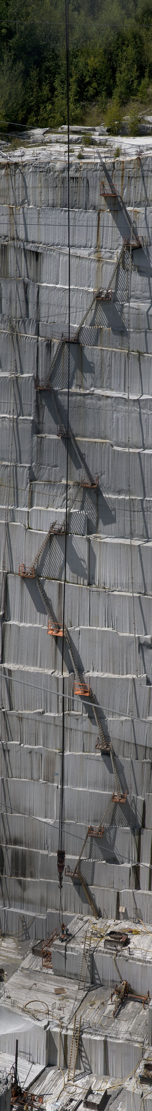 Rock of Ages Quarry Vertical Panorama